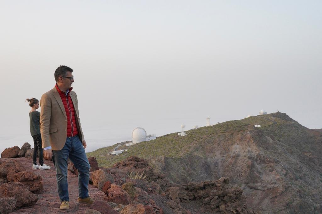 El ministro de Presidencia, Relaciones con las Cortes y Memoria Democrátrica, Félix Bolaños, ayer, en el Observatorio del Roque de los Muchachos | DA