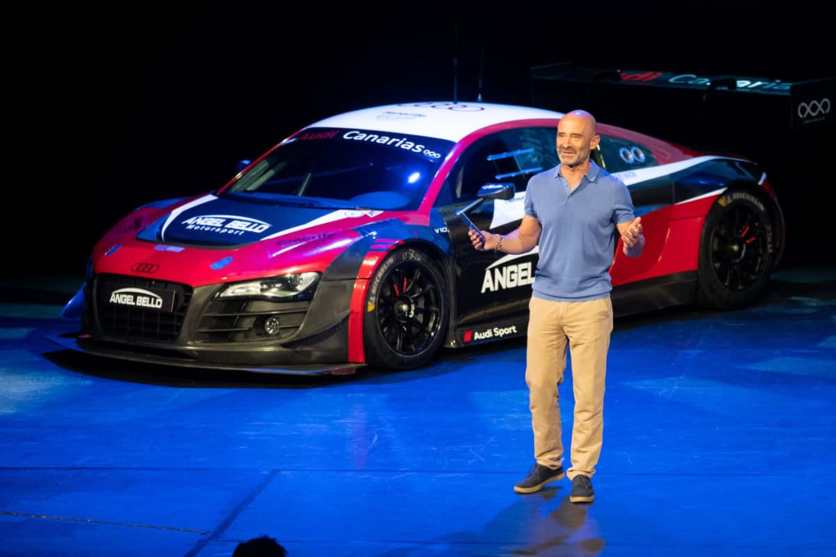 Antonio Lobato presentó el evento del Circuito del Motor de Tenerife. Fran Pallero