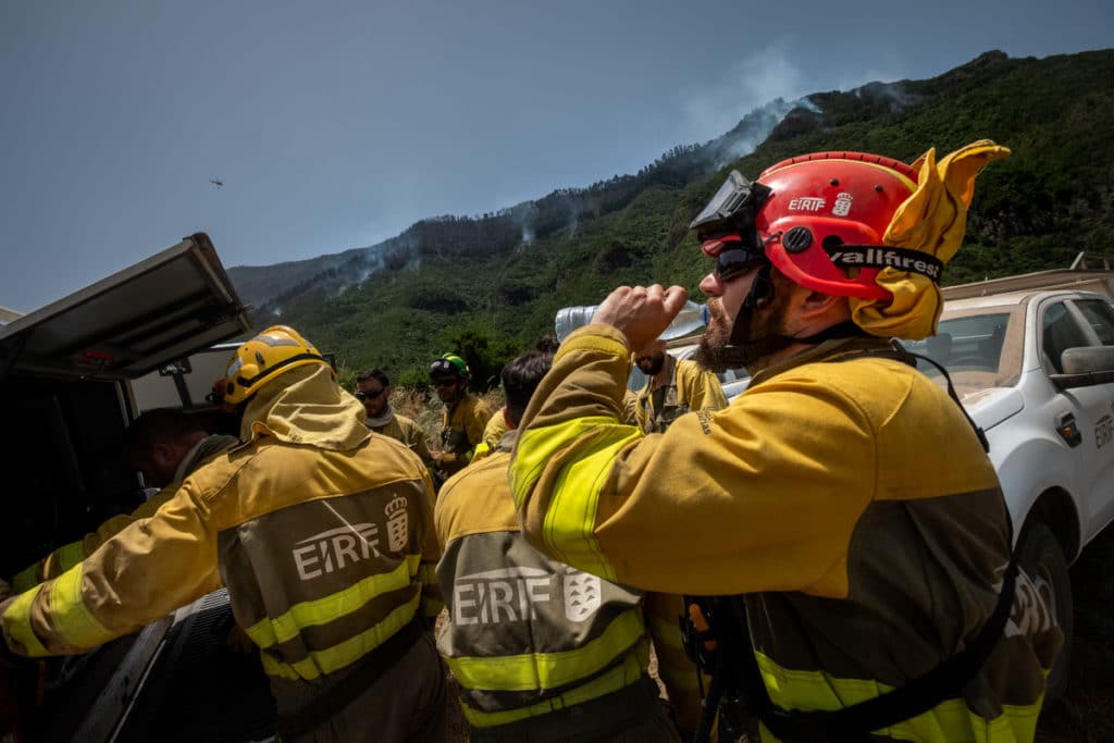 incendio del Norte de Tenerife