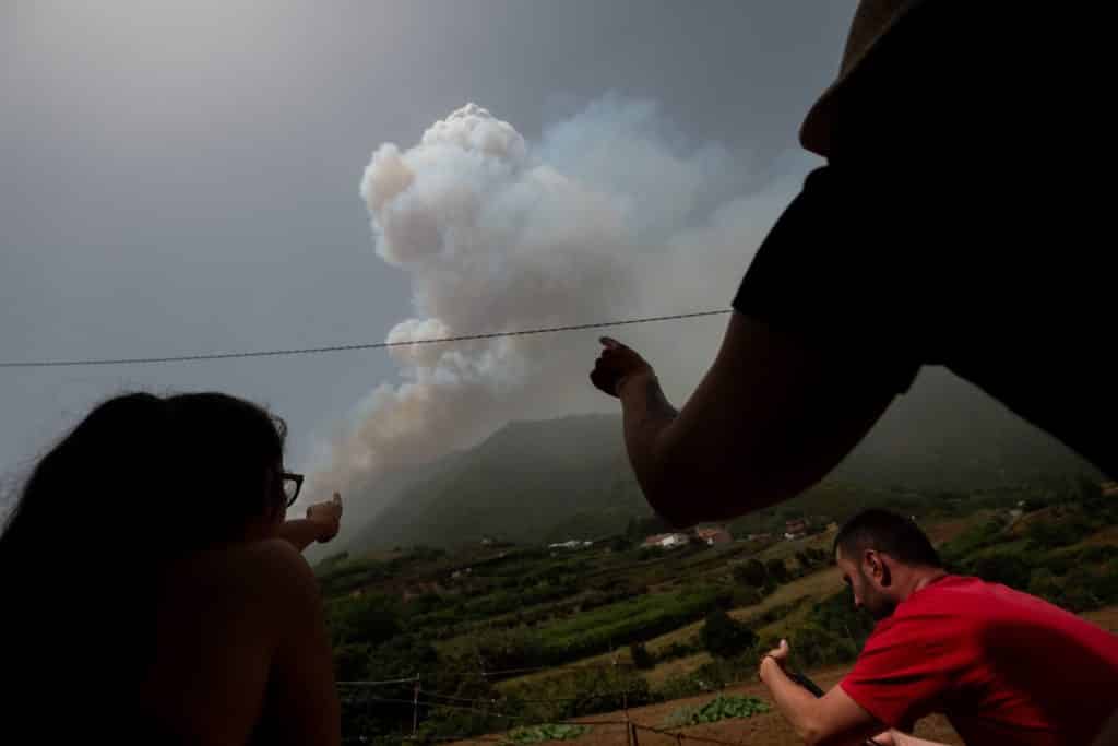 Incendio en el norte de Tenerife. Fran Pallero
