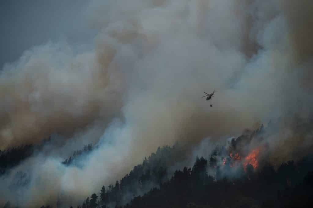 Incendio en el norte de Tenerife. Fran Pallero