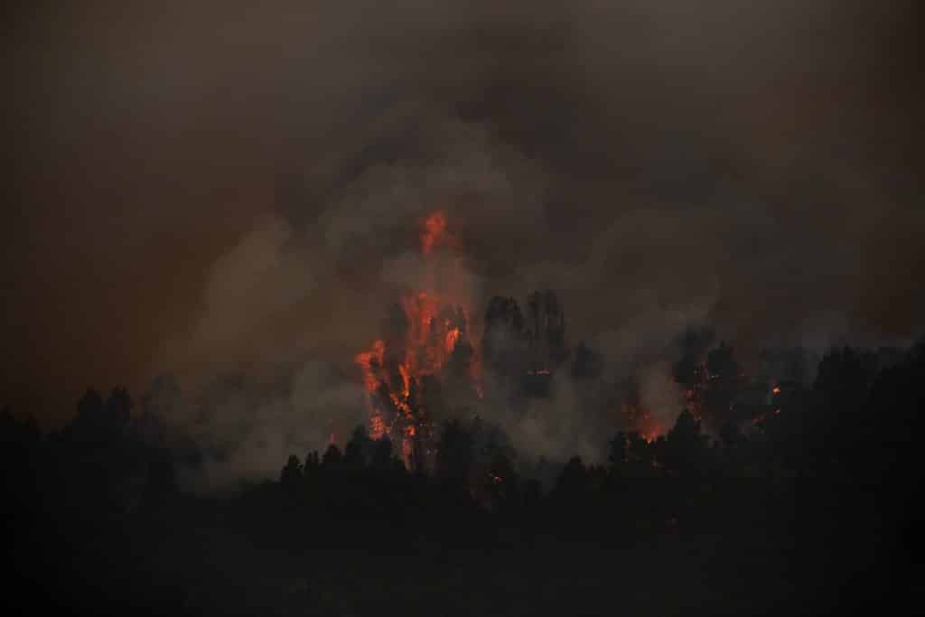 Incendio en el norte de Tenerife. Fran Pallero