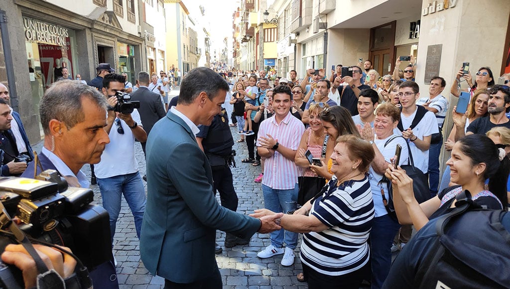 Sánchez señala que la ubicación del Centro de Vulcanología en Canarias se hará atendiendo a lo que "digan los técnicos". | Foto: José Ayut