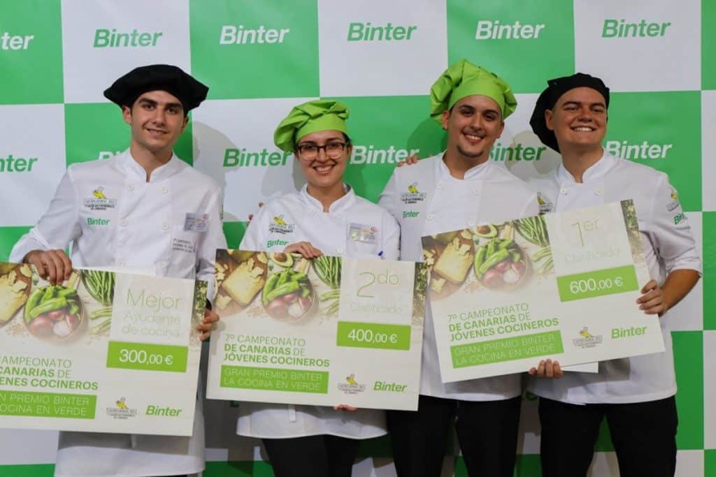 Gara, Fernando y Oliver: los mejores cocineros jóvenes de Canarias