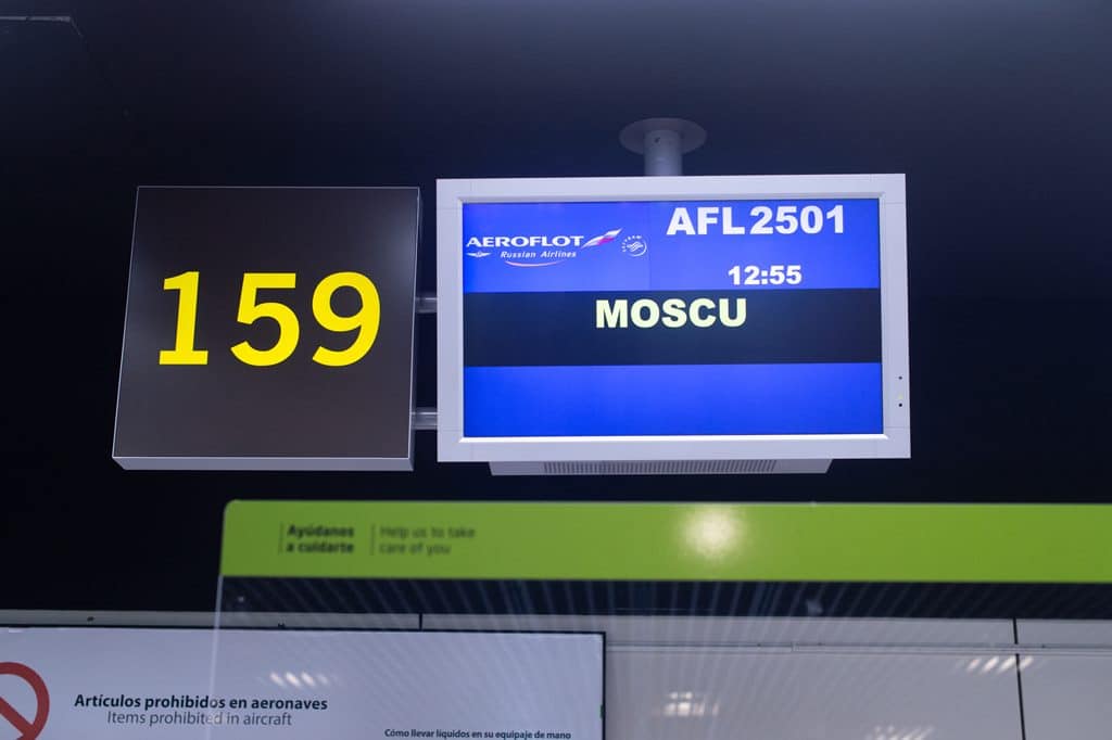 Agotados todos los vuelos para salir de Rusia