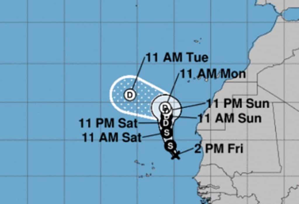 En tres días lloverá 15 veces lo que un mes de septiembre en Canarias