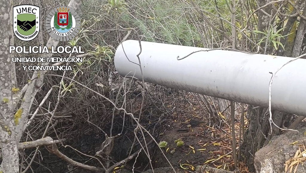 Denuncian al propietario de una finca por el vertido de aguas residuales