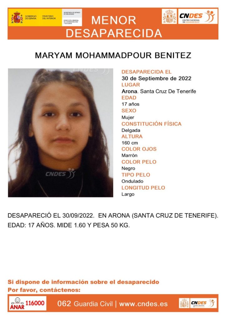 Buscan a Maryam