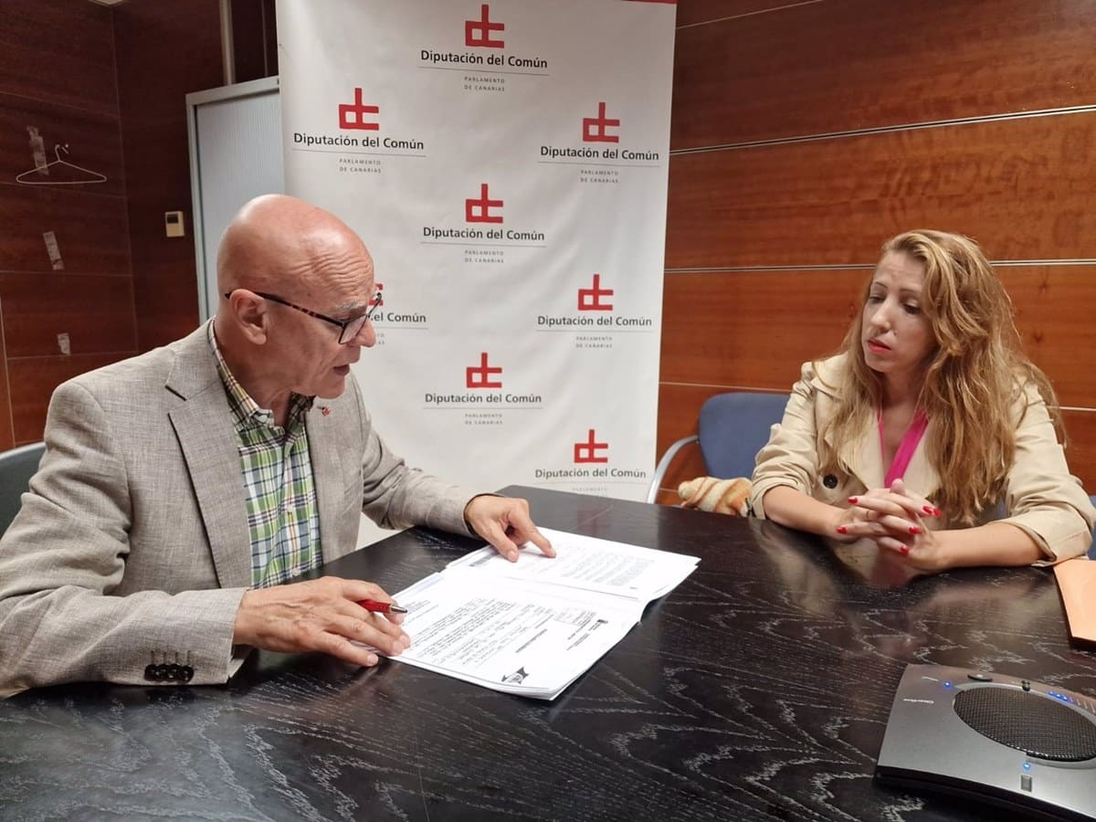 El Diputado del Común recibe a Lorena, la madre tinerfeña que quiere que su hijo con autismo pueda ir a un aula ordinaria
