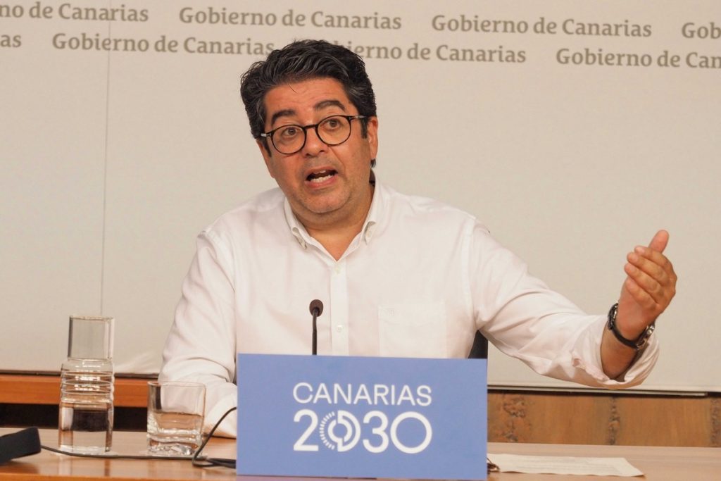 El presidente del Cabildo de Tenerife, Pedro Martín. Sergio Méndez