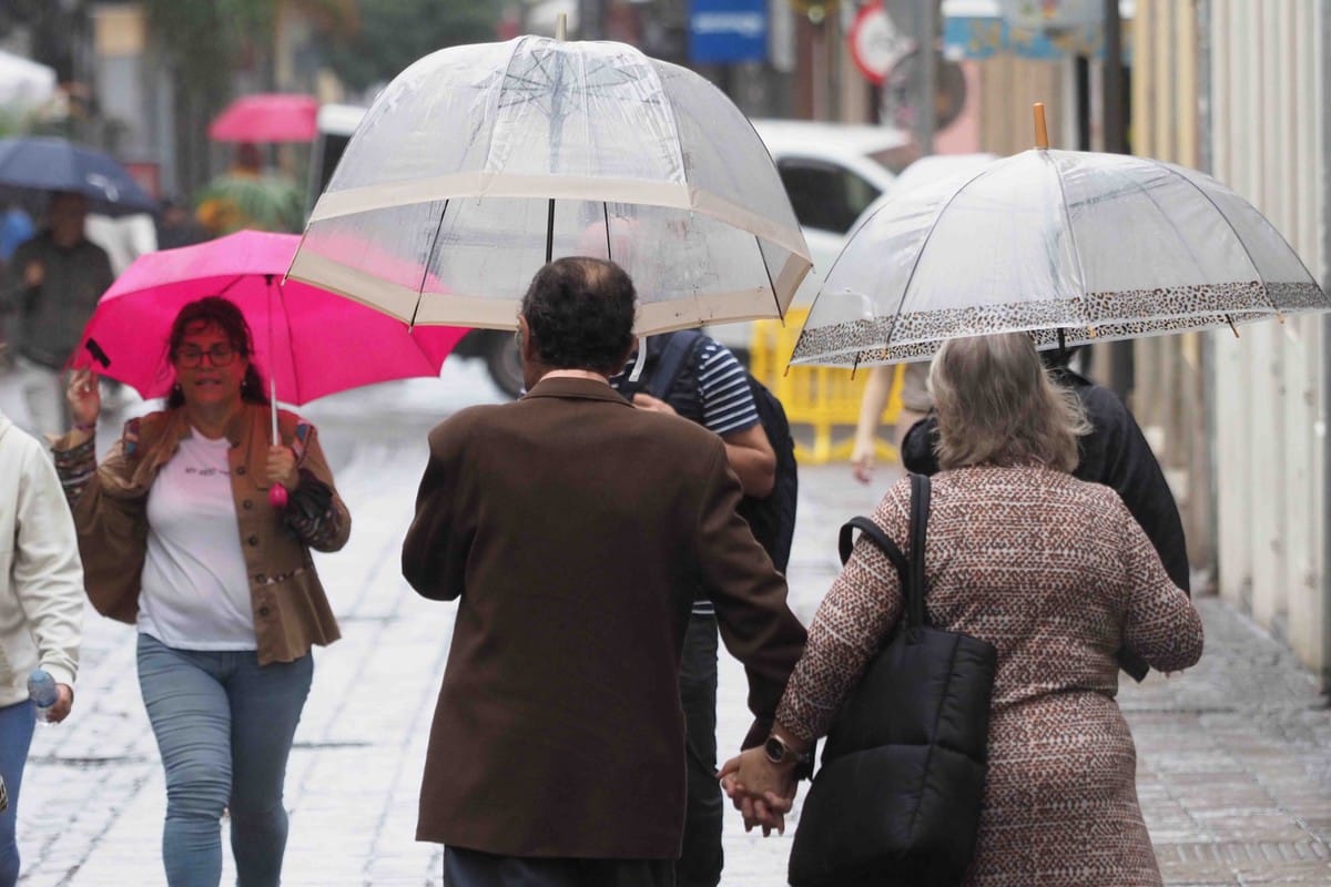 lluvias débiles en Canarias