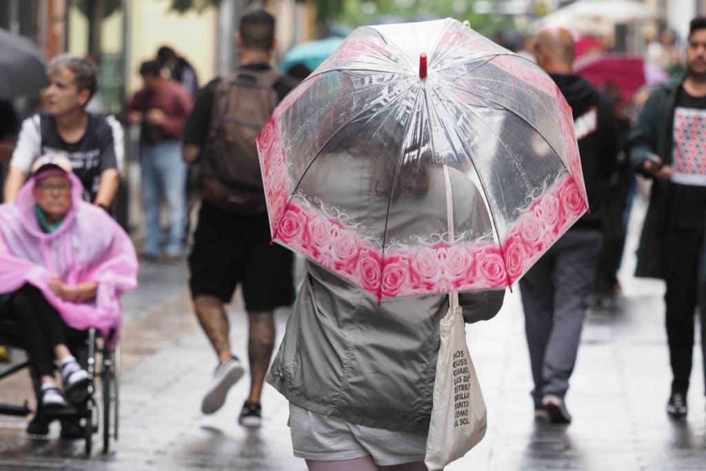 lluvias débiles en Canarias