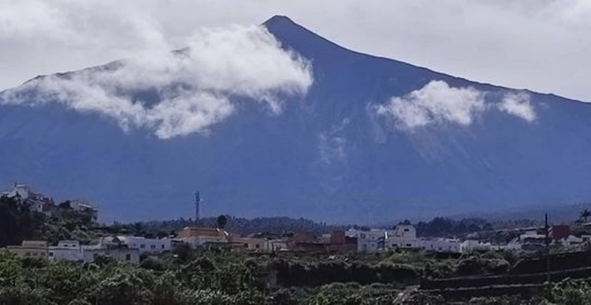 desprendimiento en el Teide
