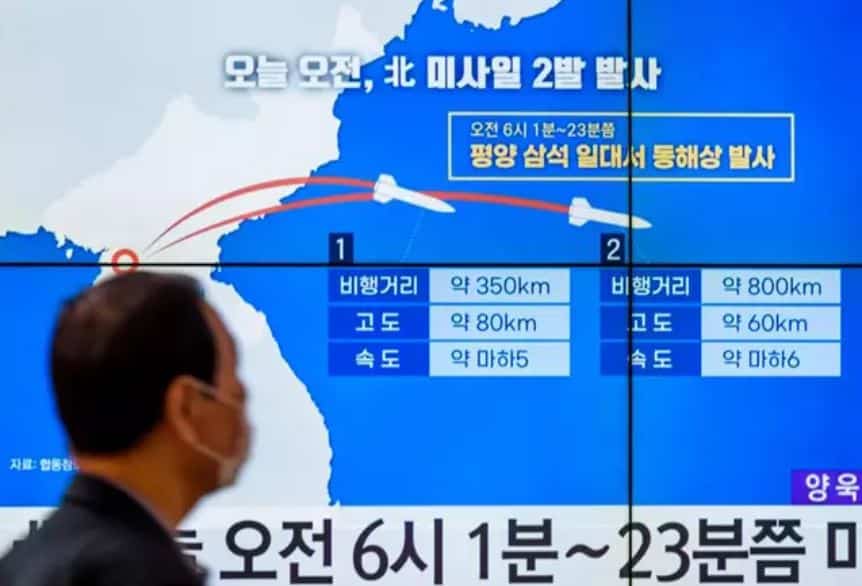Alertas aéreas en Corea del Sur tras el lanzamiento de diez misiles