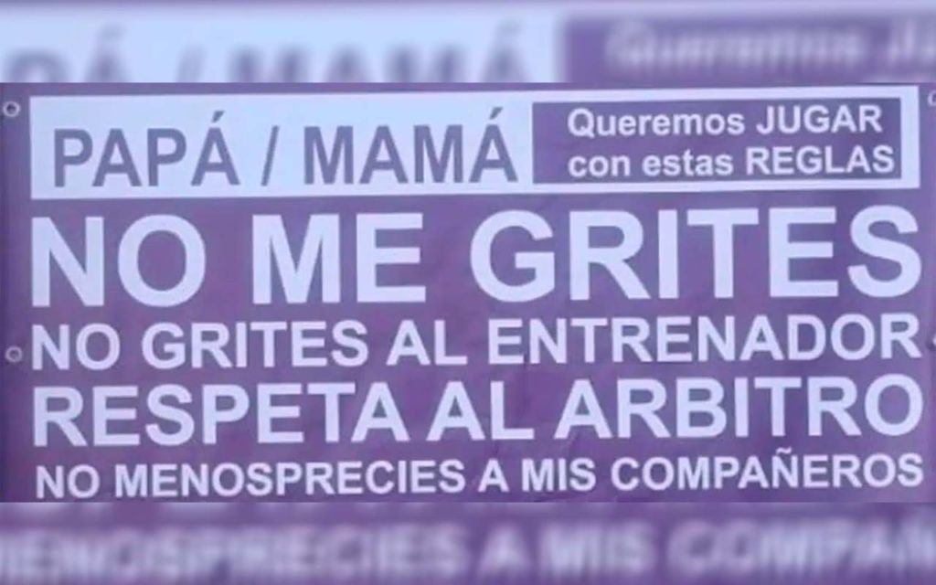 "Papá, mamá, no me grites": el ejemplar cartel de un club de fútbol de Tenerife