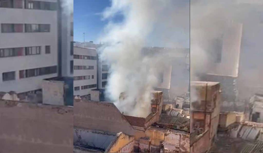 Segundo incendio en 24 horas en la misma casa de la santacrucera calle Miraflores