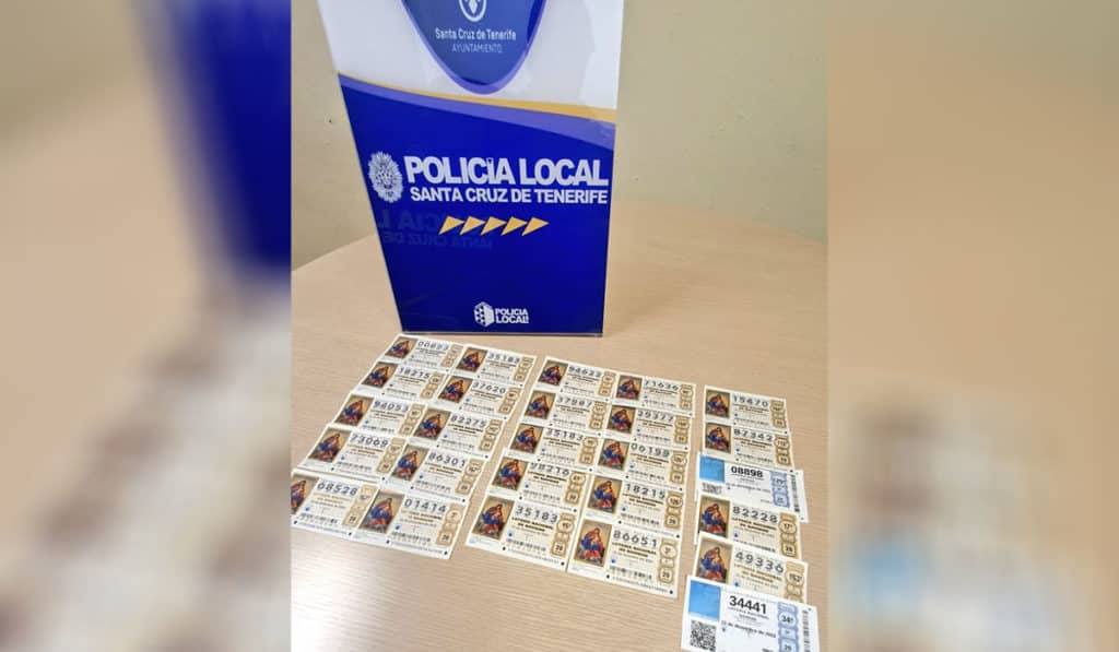 ¿Son tuyos estos décimos? Pierden 26 números de la Lotería de Navidad en Santa Cruz de Tenerife