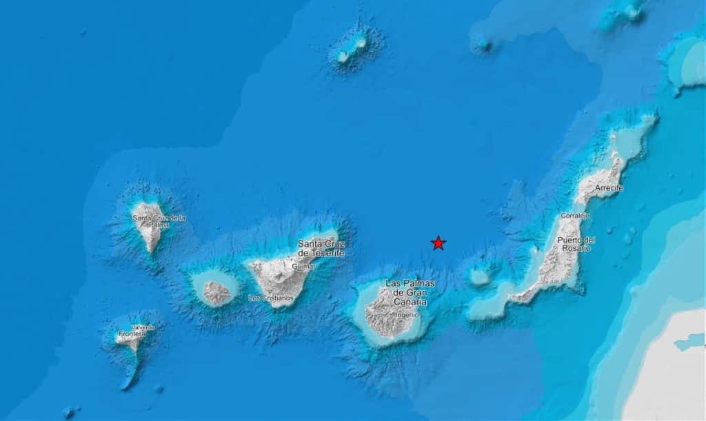 El IGN registra varios terremotos en Canarias