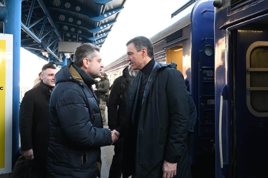 Sánchez visita Ucrania en la víspera del primer aniversario de la invasión rusa
