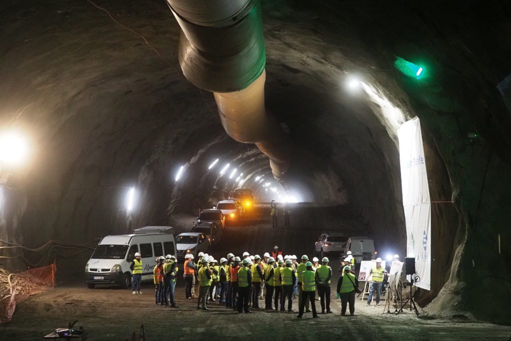 El túnel de Erjos está terminado al 80% y se abrirá en marzo de 2025