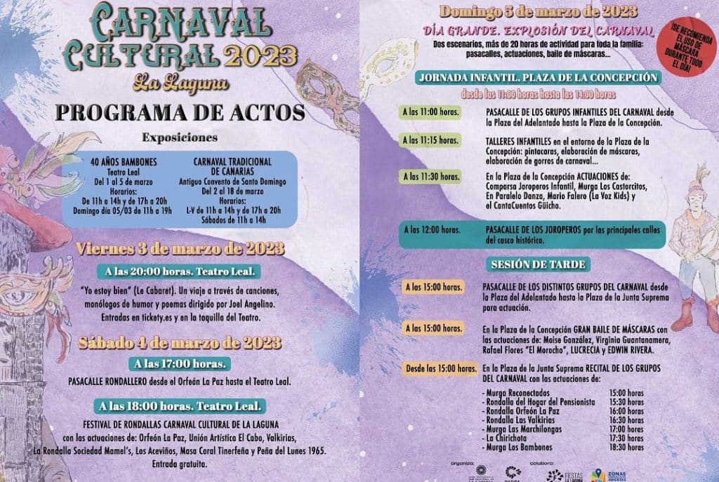 Lucrecia también cantará en el Carnaval de La Laguna. Facebook