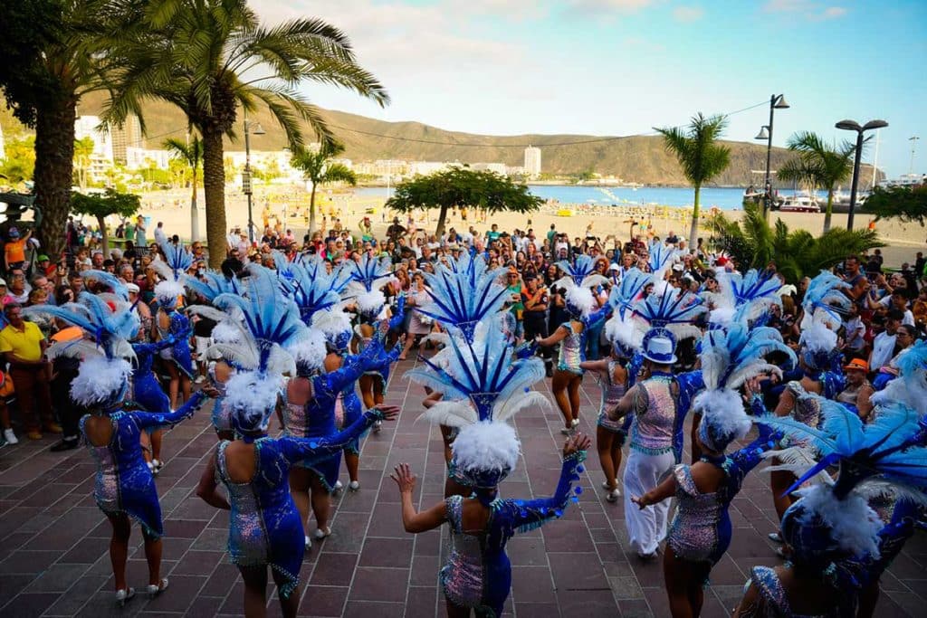 Meeting of Murgas de Tenerife in the Carnival of Los Cristianos 2023