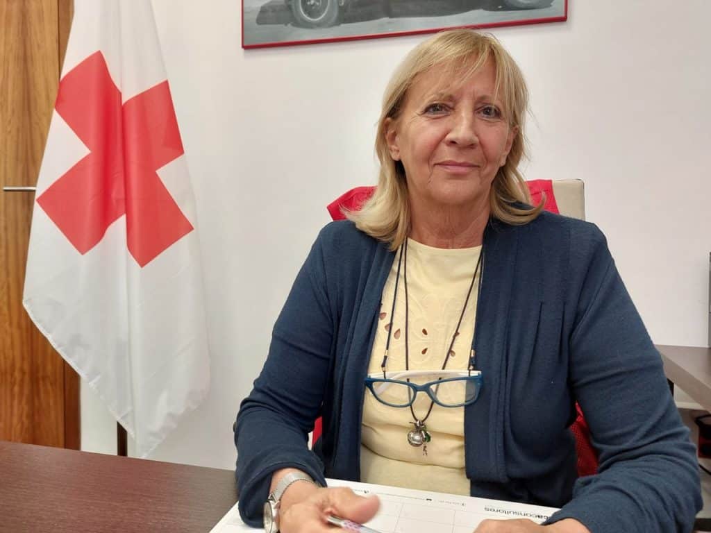 La nueva presidenta de Cruz Roja en Canarias, Mayte Pociello