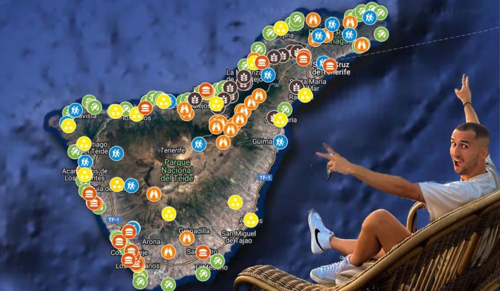 Ananzet, el creador del mapa 'Conoce Tenerife'. | DA
