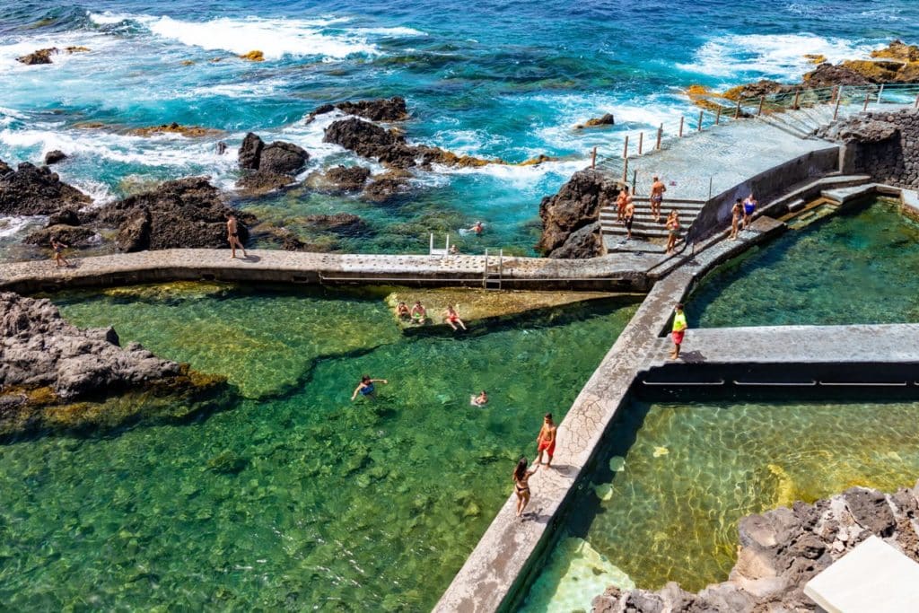 Piscinas naturales de La Fajana, en Barlovento (La Palma).
