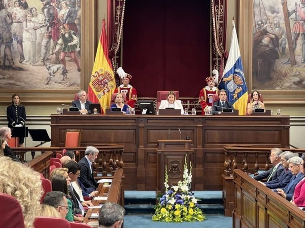 El Parlamento designa a Valbuena (PSOE), San Ginés (CC) y Australia Navarro (PP) como senadores autonómicos