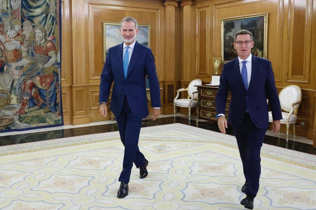 El Rey propone a Núñez Feijóo como candidato a la investidura