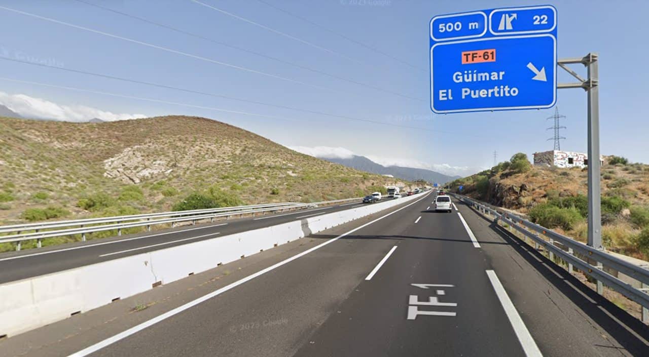 El carril rápido de la TF-1 entre Güímar y Santa Cruz sale a exposición pública