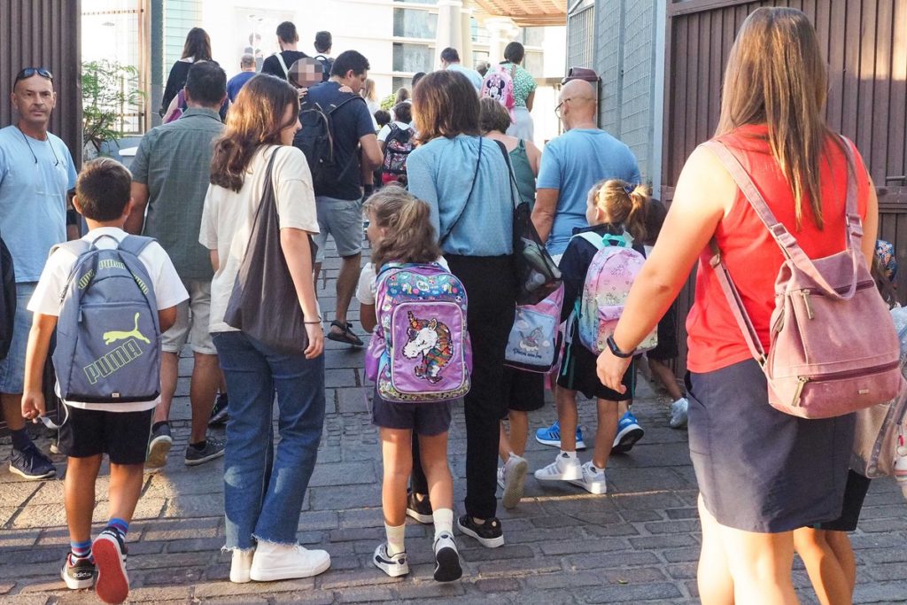 Desde la alegría por el reencuentro a cierta pena por el definitivo adiós a las vacaciones. Sergio Méndez