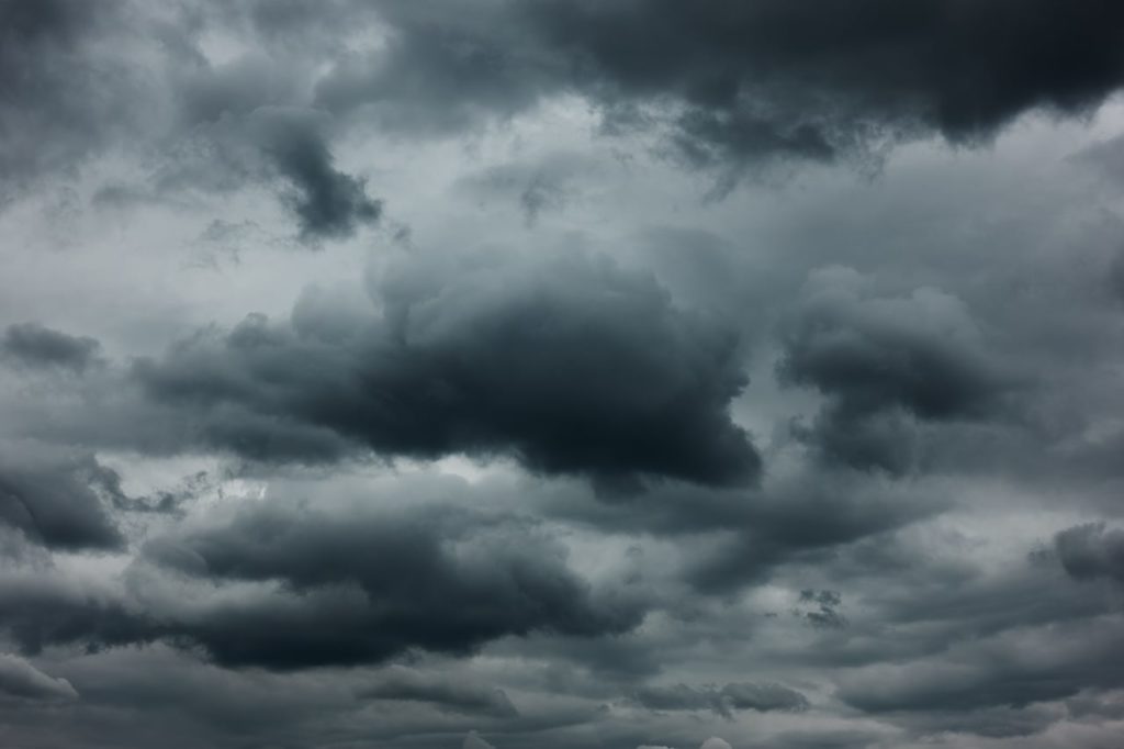 Cielo nuboso en una imagen de recurso, Shutterstock