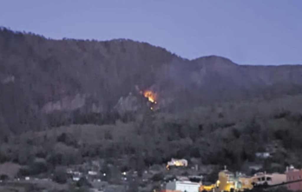 La reproducción en Pista La Bermeja, en La Orotava, requirió inmediatamente la intervención de las Brifor y dos helicópteros, activados por el Cecopin. DA