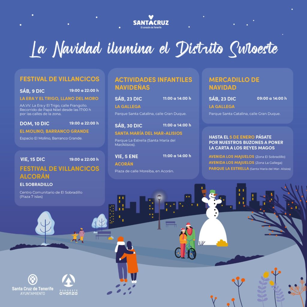Las actividades navideñas en Santa Cruz de Tenerife para el fin de semana