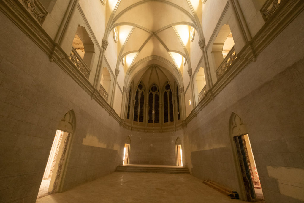 La capilla interior será un espacio neutro y diáfano. Fran Pallero