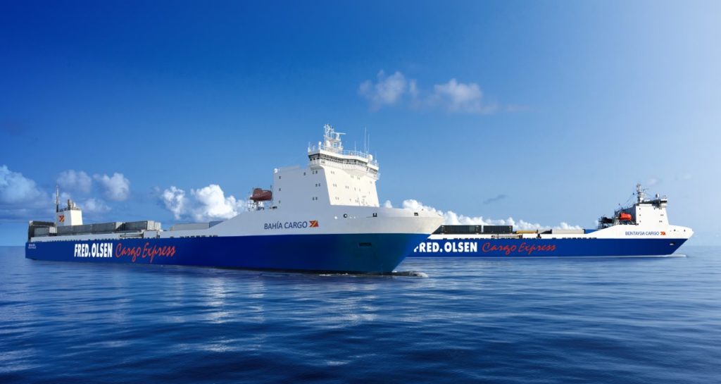 Fred. Olsen Express amplía su servicio de transporte de carga con una nueva conexión con Tenerife