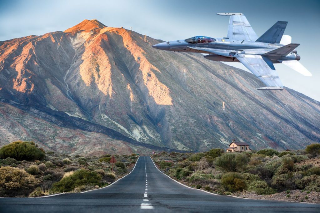 Aviones de combate sobrevolarán el cielo de Canarias