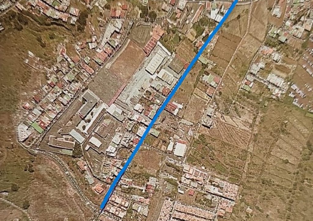Calle Bocatuerta, en Geneto. DA