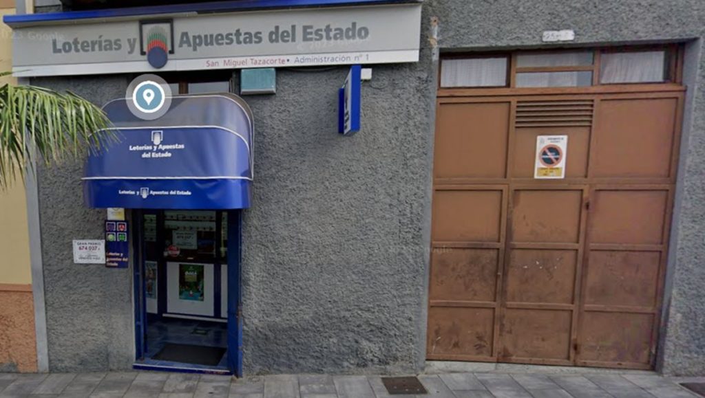 Se venden 45 décimos del primer quinto premio de la Lotería de Navidad en La Palma