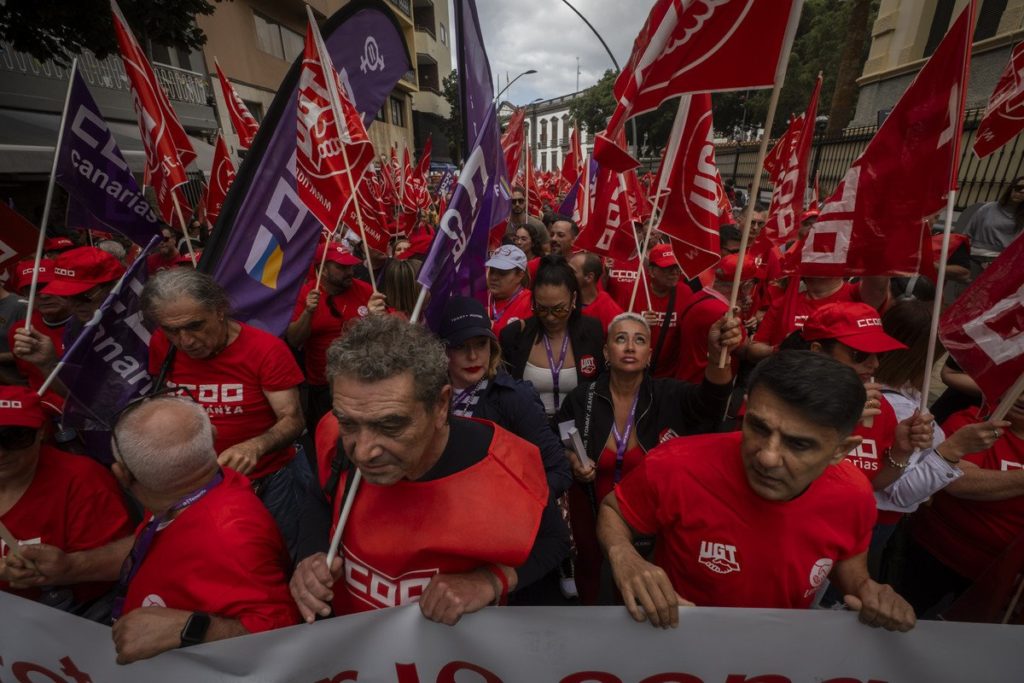 Manifestación del 1 de mayo 2025 en Tenerife