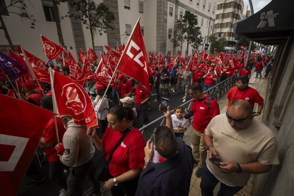 Manifestación del 1 de mayo 2025 en Tenerife