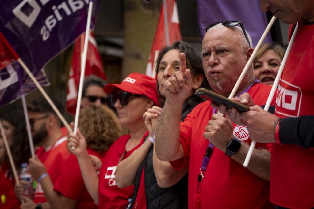 Manifestación del 1 de mayo 2025 en Tenerife