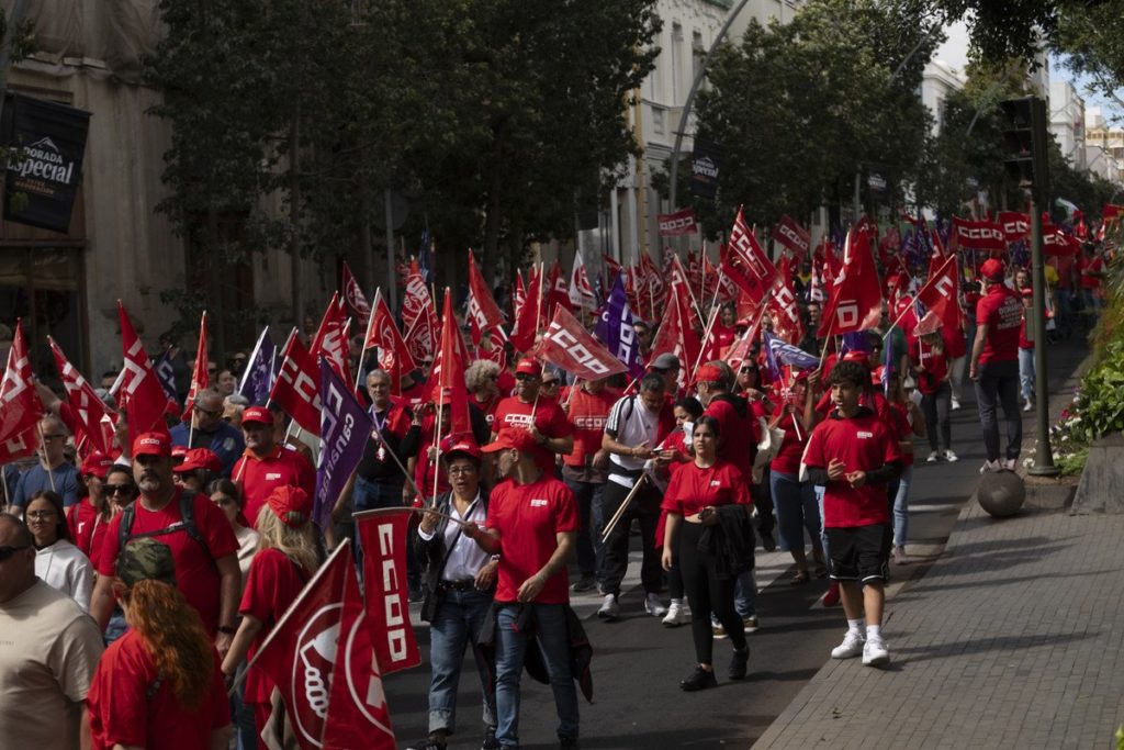 Manifestación del 1 de mayo 2025 en Tenerife