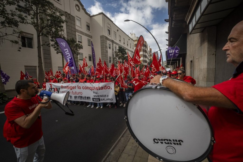 Manifestación del 1 de mayo 2025 en Tenerife