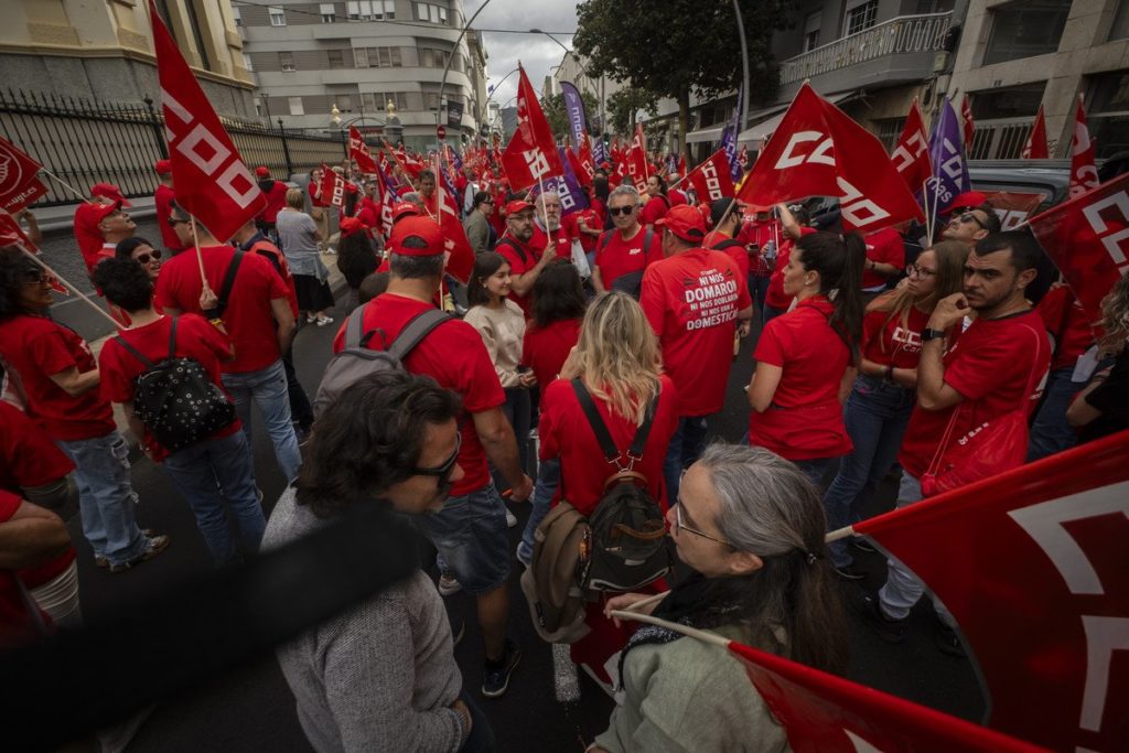 Manifestación del 1 de mayo 2025 en Tenerife