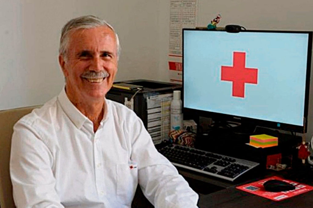 Heliodoro González Leal, presidente provincial de Cruz Roja