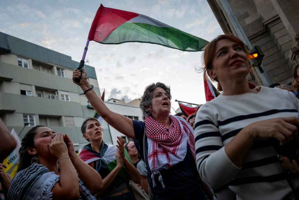 Protesta contra el genocidio en Gaza. Fran Pallero