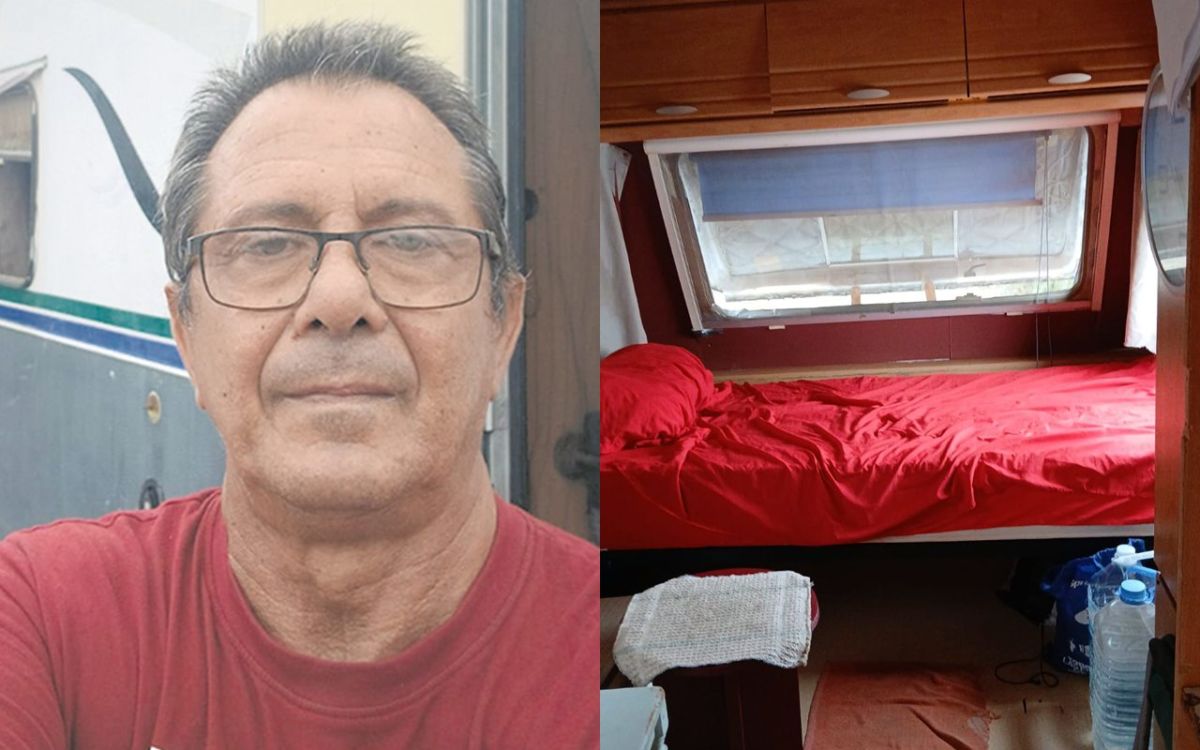 La vida de Walter Fabián en una autocaravana en Tenerife